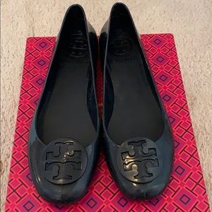 Tory Burch Navy Flats